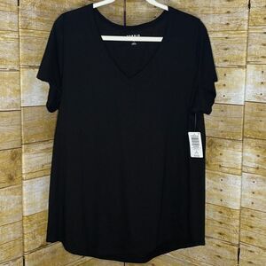 TORRID CLASSIC FIT GIRLFRIEND SIGNATURE JERSEY V-NECK TEE SIZE 2X